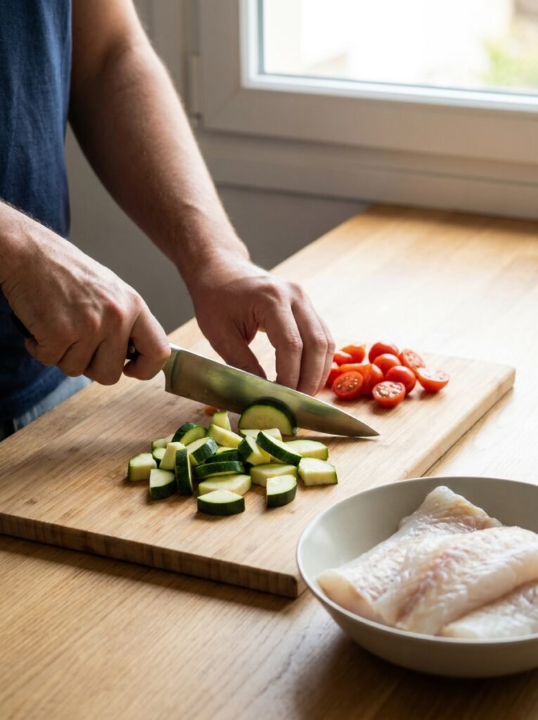 Low Carb Cod Tomato Zucchini Dinner Bake 14 Cod tomato zucchini dinner bake 202605131545 3