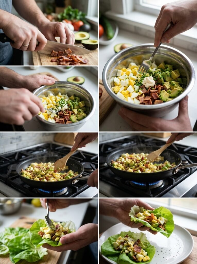 low carb bacon avocado egg lettuce wraps: A Complete Recipe Guide 14 Cooking bacon avocado egg lettuc… 202606031557