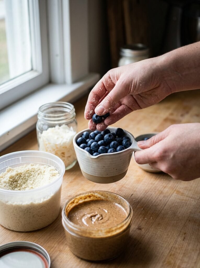 Low Carb Blueberry Almond Butter Bites: Easy No-Bake Keto Snack 14 Cooking blueberry almond butter … 202606061854