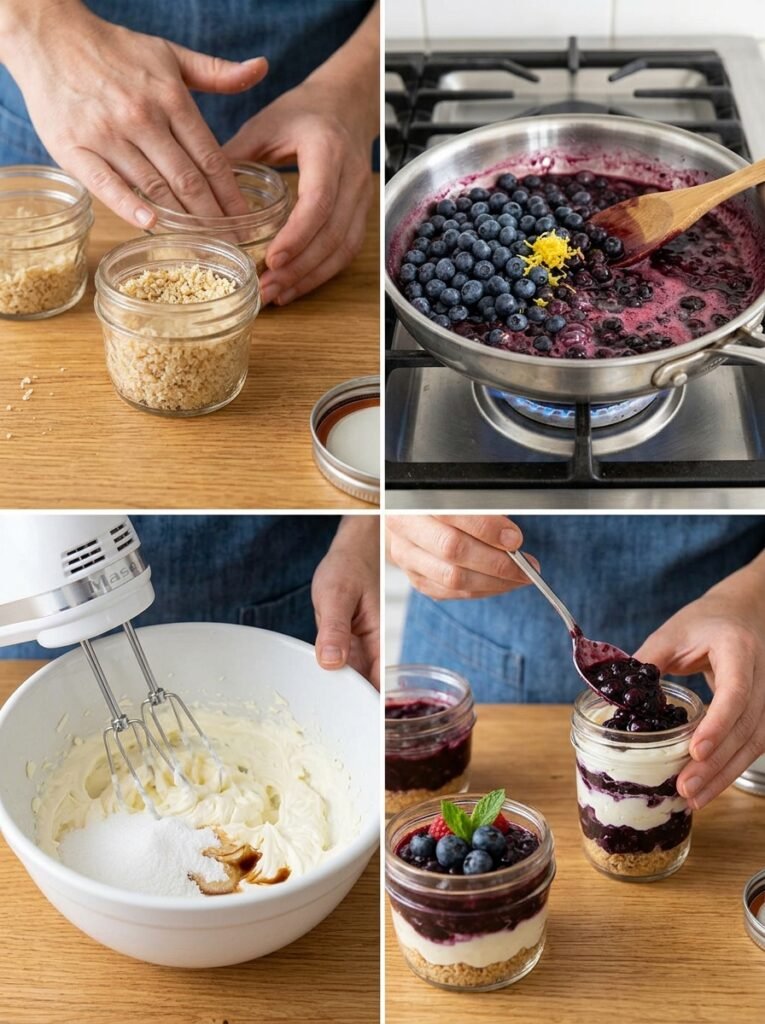 low carb blueberry cream pie jars 14 Cooking blueberry cream pie jars 202606091418