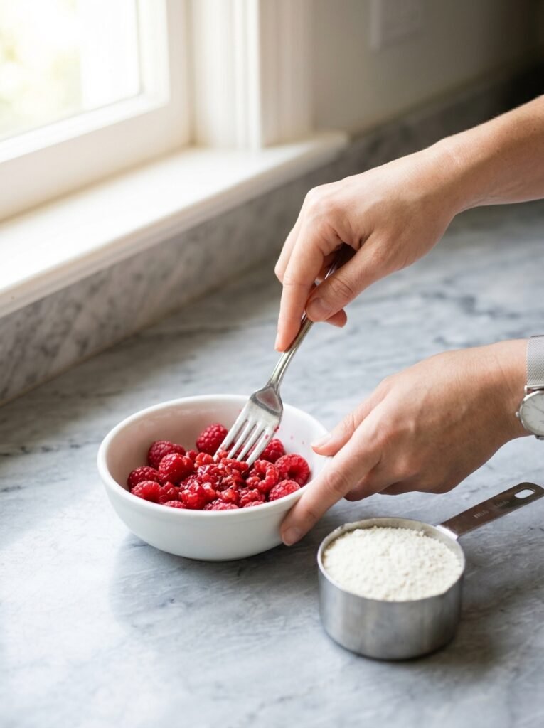 Cooking raspberry coconut breakf… 202606061813
