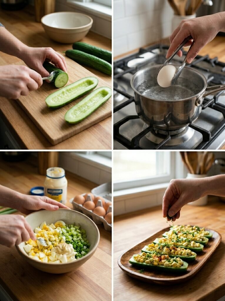 Low Carb Egg Salad Cucumber Snack Boats: Fresh, Easy, and Keto-Friendly 14 Egg salad cucumber snack boats 202606121245 1