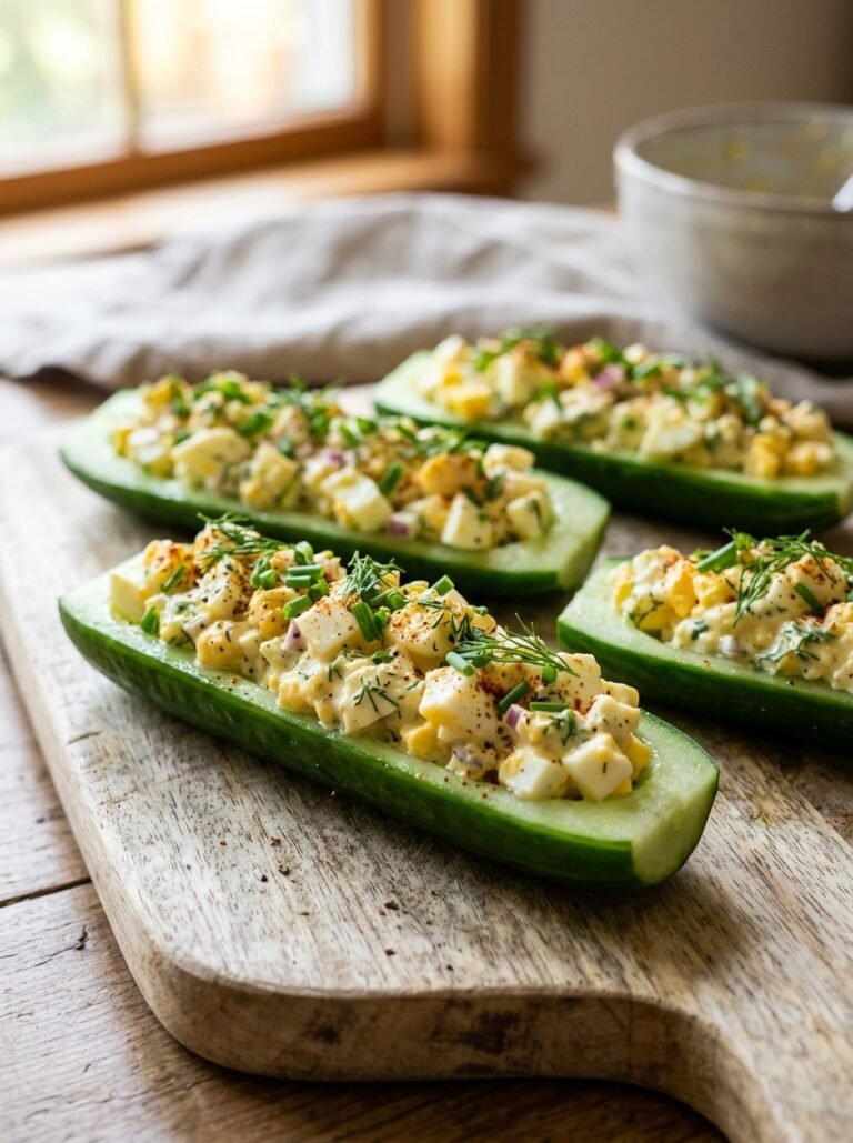 Low Carb Egg Salad Cucumber Snack Boats: Fresh, Easy, and Keto-Friendly 17 Egg salad cucumber snack boats 202606121245