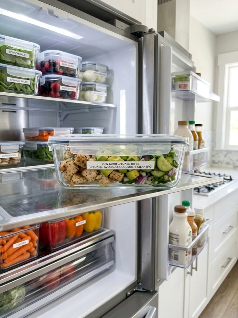 low carb chicken avocado cucumber bites: The Ultimate Healthy Snack 16 Food storage containers chicken … 202605301414