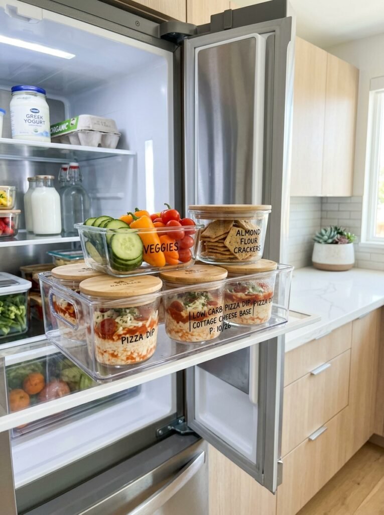 low carb cottage cheese pizza dip cups 16 Food storage containers cottage … 202606091436