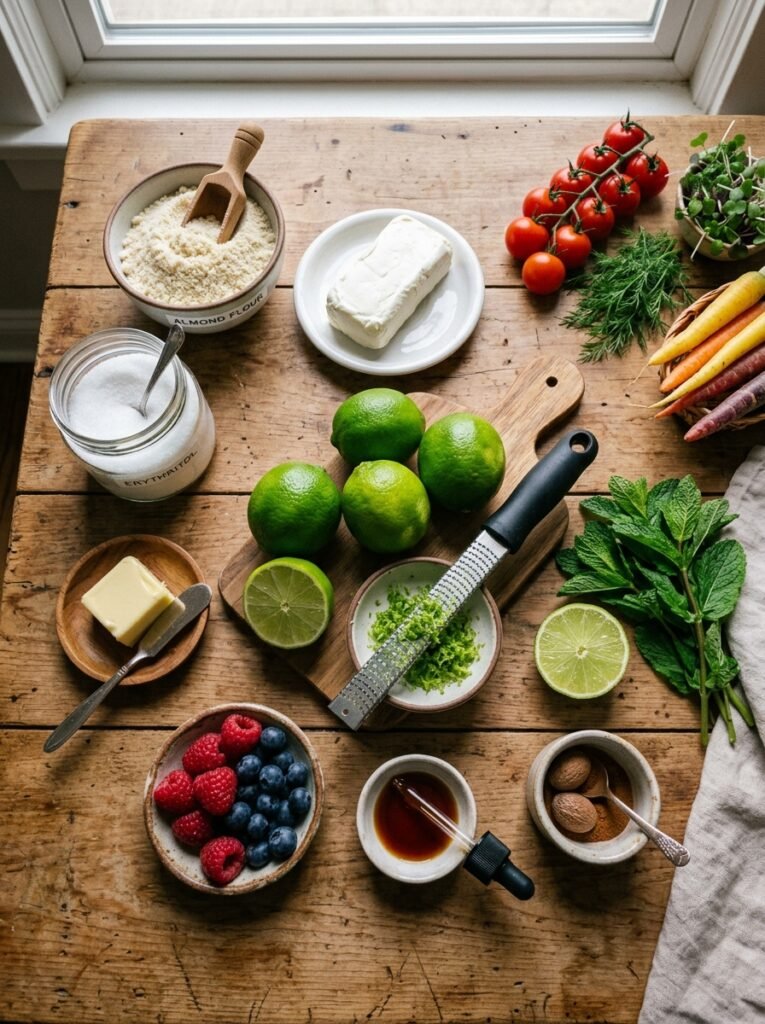 Ingredients for No Bake Lime 202605100009