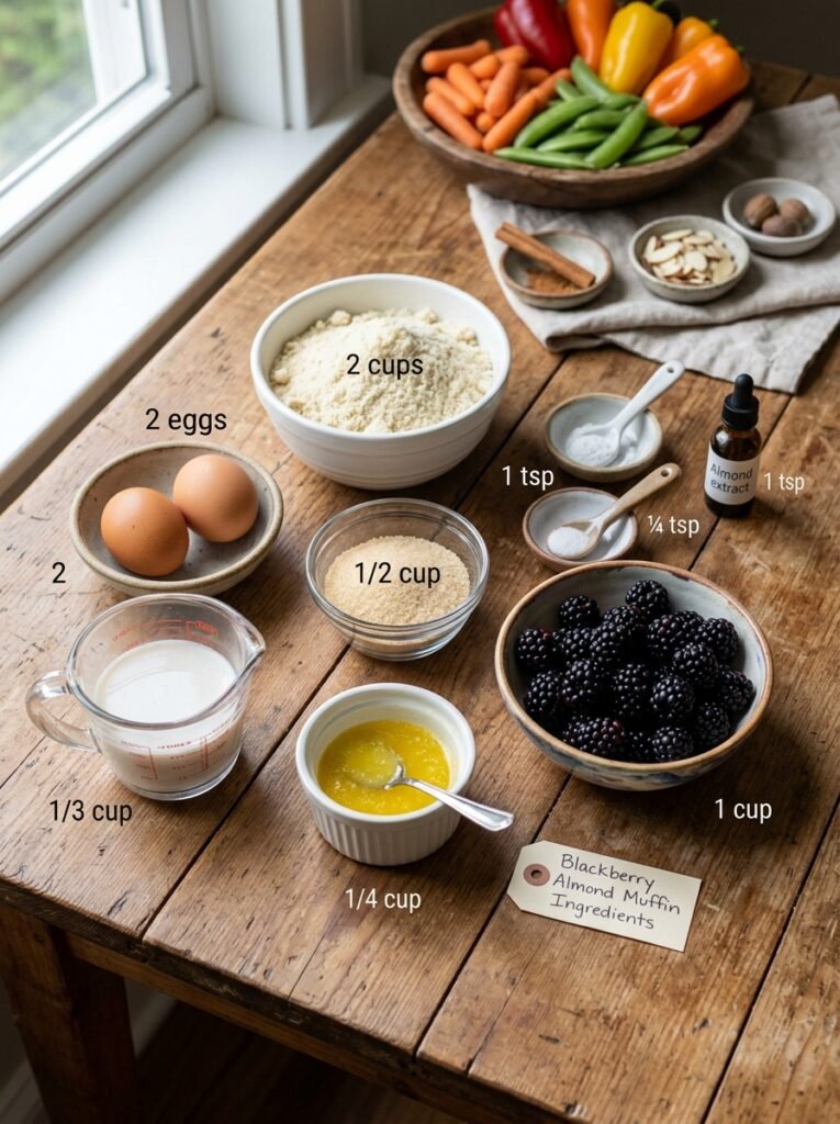 Low Carb Blackberry Almond Muffins 13 Ingredients for blackberry muffi… 202605301446