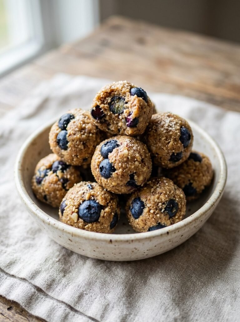 Low Carb Blueberry Almond Butter Bites: Easy No-Bake Keto Snack 17 Low carb blueberry bites 202606061853
