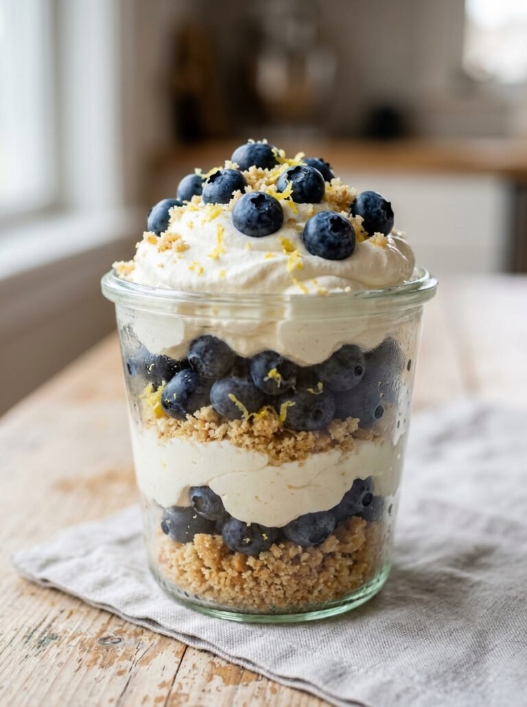 low carb blueberry whipped cream parfait 17 Low carb blueberry parfait 202605091635