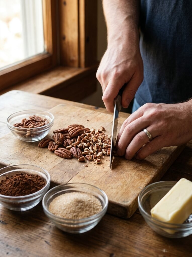 Low carb chocolate fudge with pecans 14 Low carb chocolate fudge pecans 202605042102