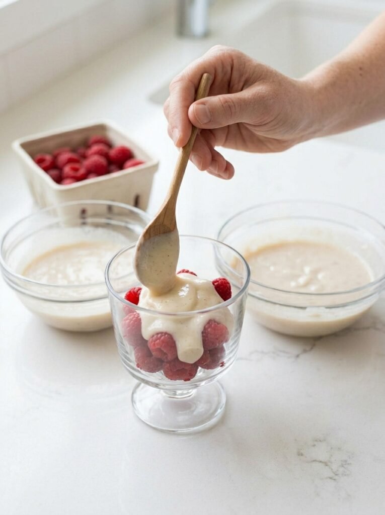 Low Carb Raspberry Vanilla Yogurt Cups 14 Low carb raspberry yogurt 202606081551