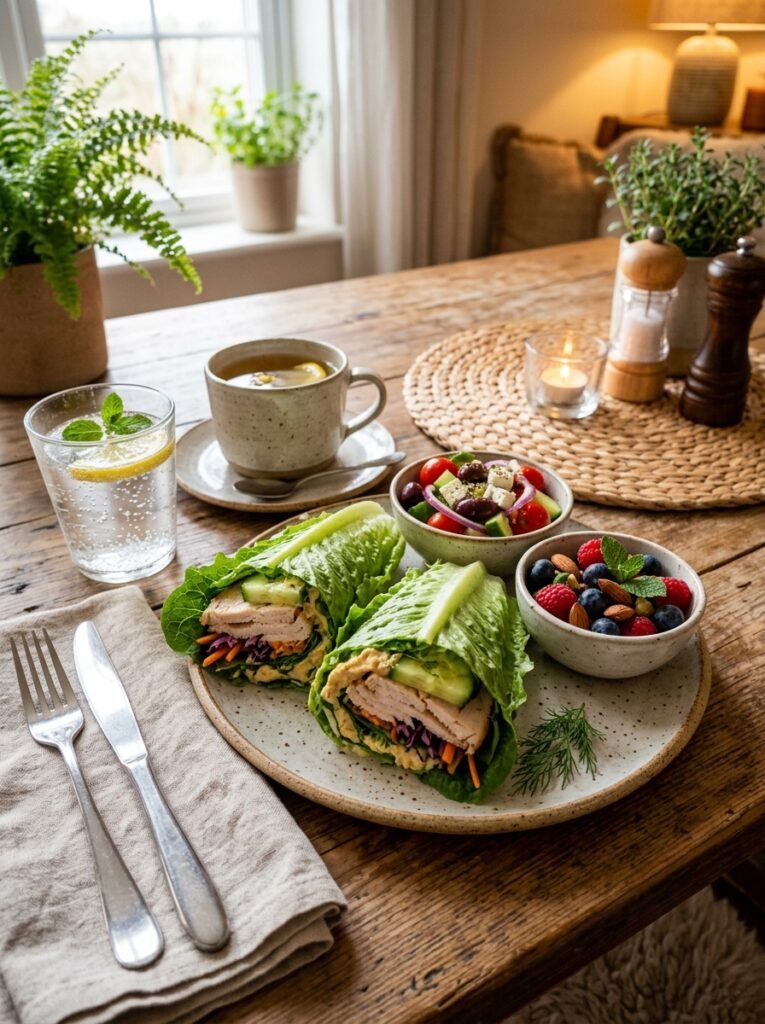 Low carb turkey wrap lunch 202605291337