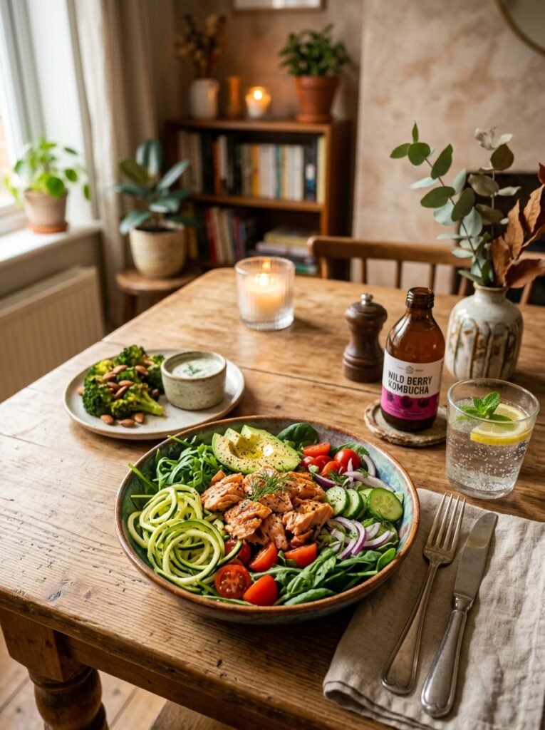 Low Carb Salmon Zucchini Lunch Salad: A Complete Guide 4 Salmon zucchini lunch salad setup 202605141547
