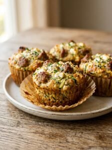 Sausage feta zucchini muffins 202606051522