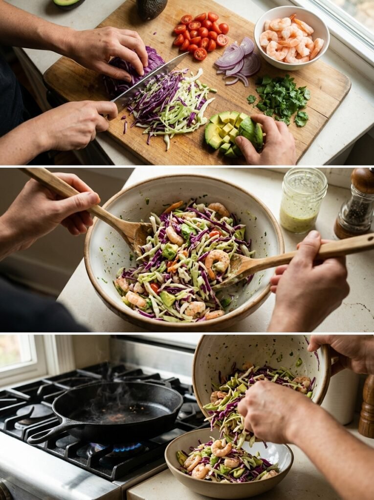 low carb shrimp avocado cabbage dinner slaw 14 Shrimp avocado cabbage dinner slaw 202605121356 2