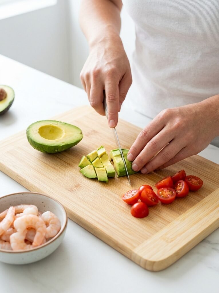 Shrimp avocado lettuce lunch cups 202605311432
