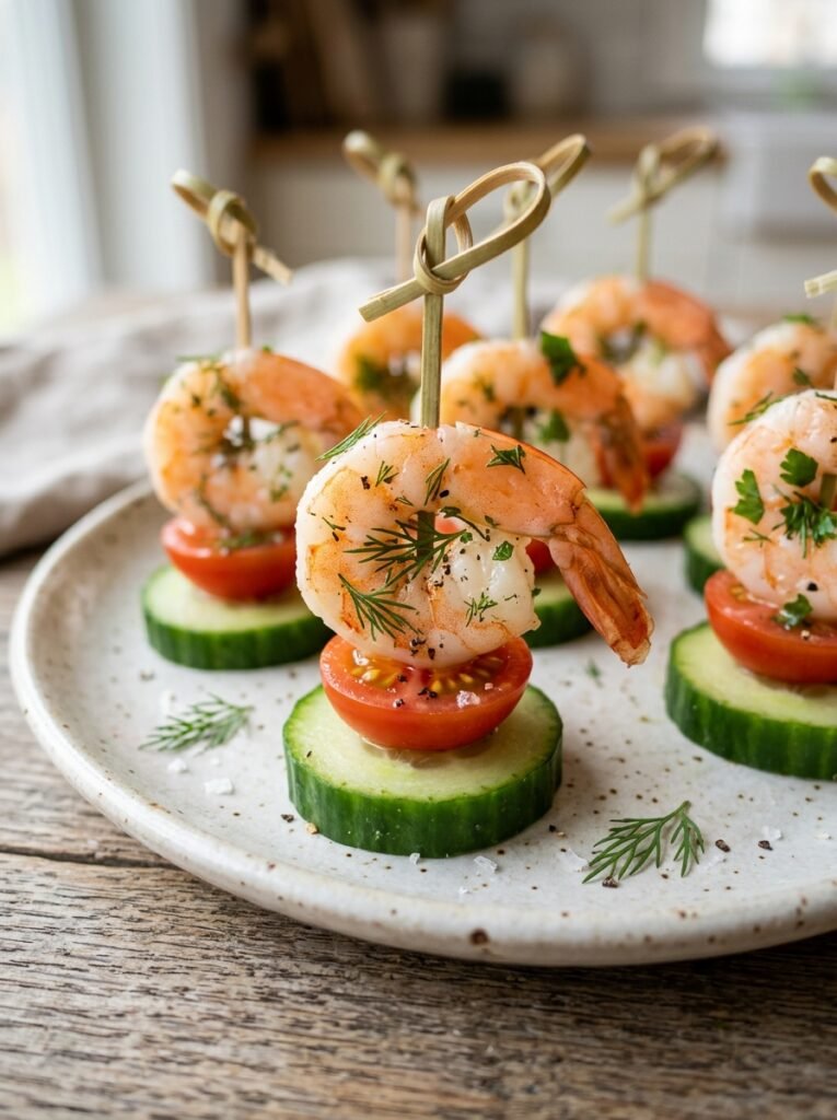 Shrimp cucumber tomato bites 202606051508