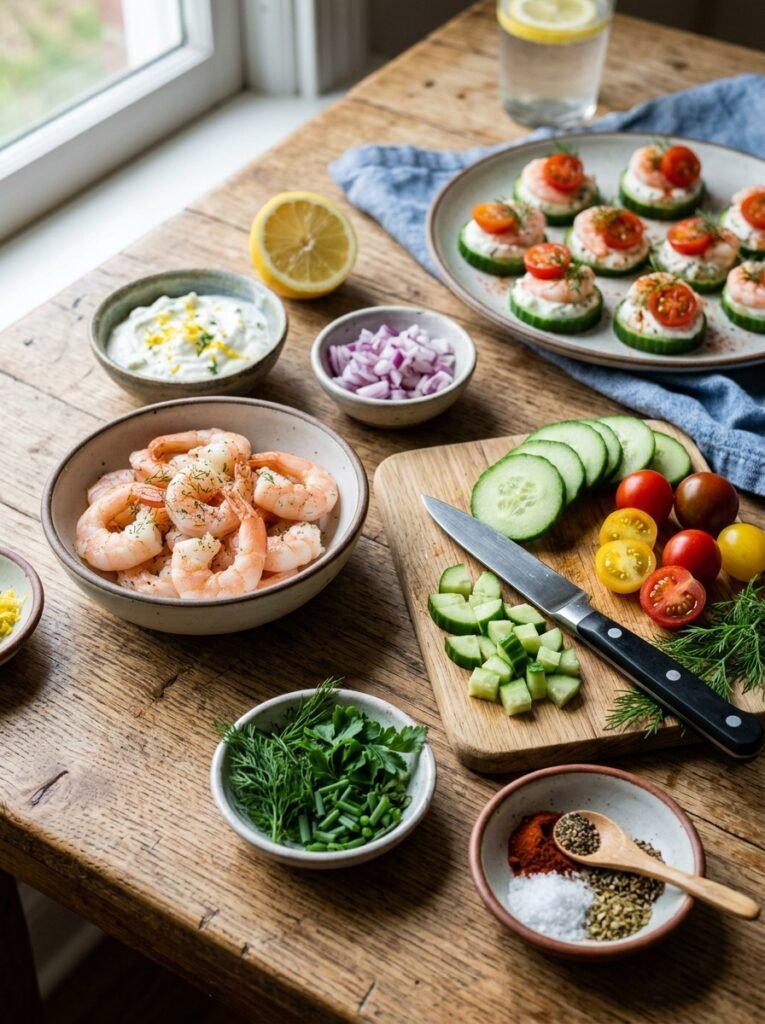 Shrimp cucumber tomato bites ing… 202606051508