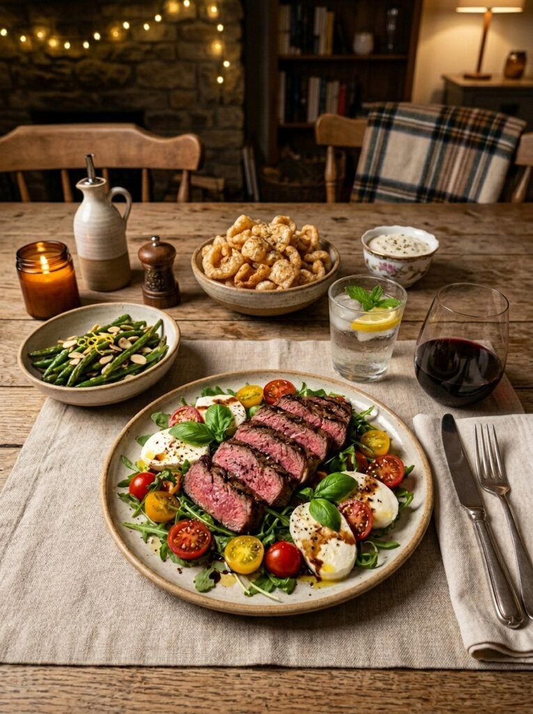 Low Carb Steak Tomato Mozzarella Salad 15 Steak tomato mozzarella salad 202606091402 1