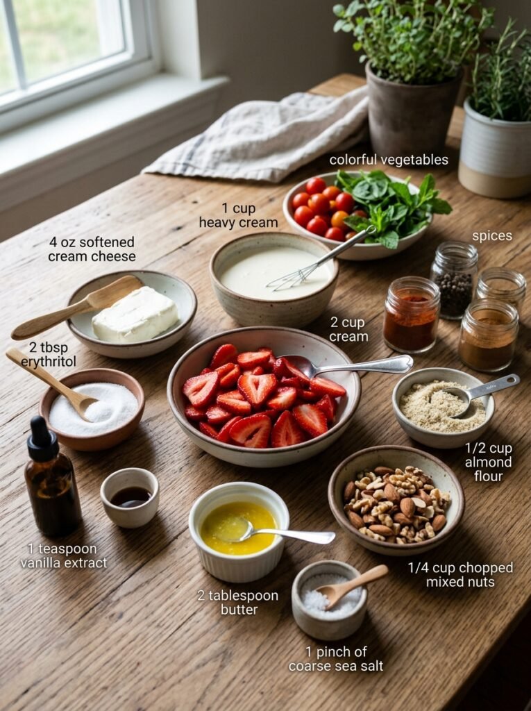 Strawberry cream jars ingredient… 202605051625