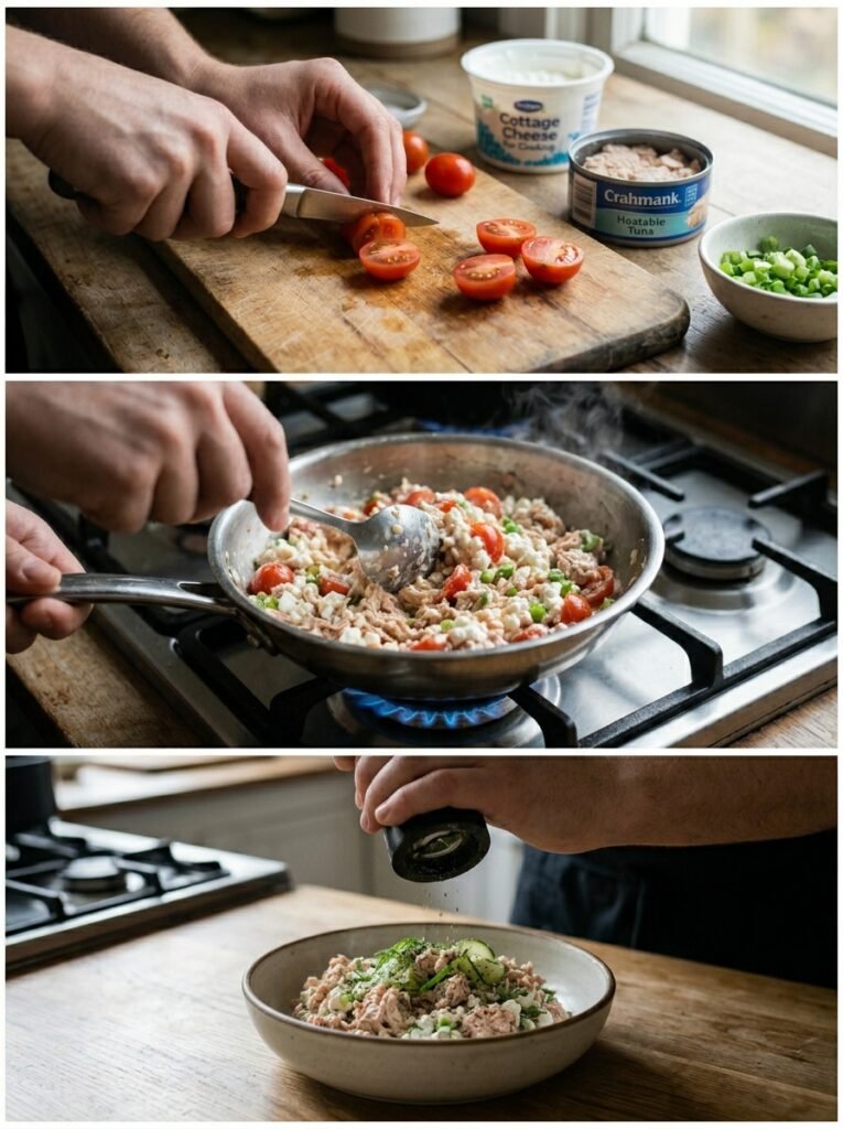 low carb tuna cottage cheese tomato lunch 14 Tuna cottage cheese tomato lunch 202606101626 2