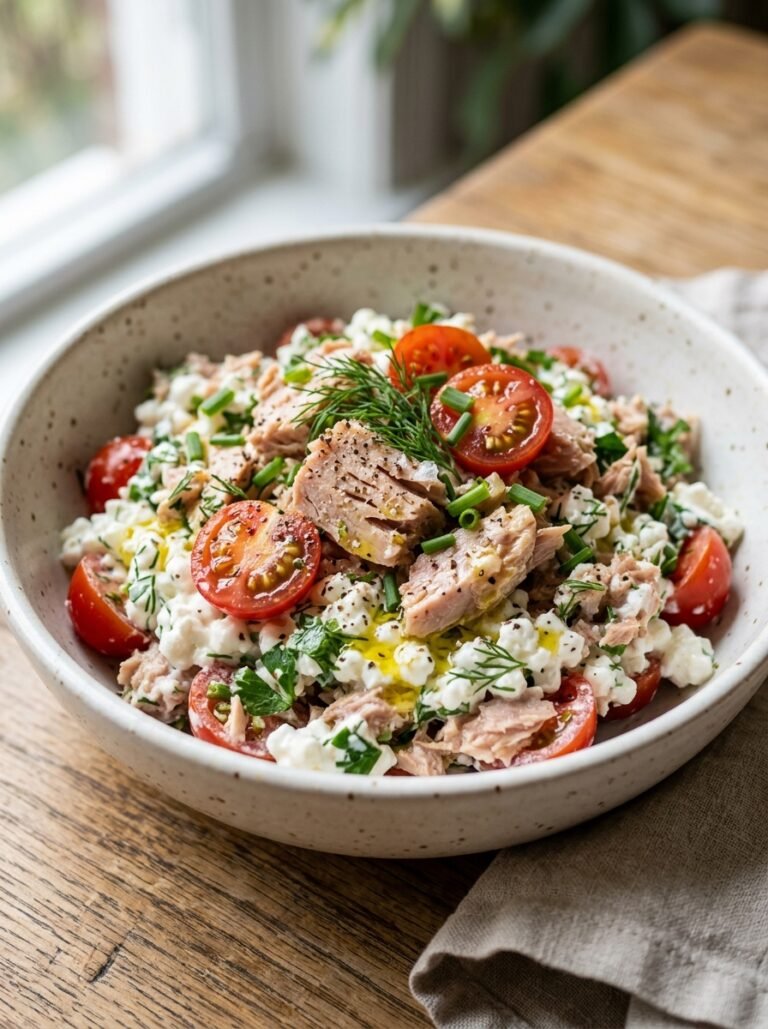 low carb tuna cottage cheese tomato lunch 17 Tuna cottage cheese tomato lunch 202606101626