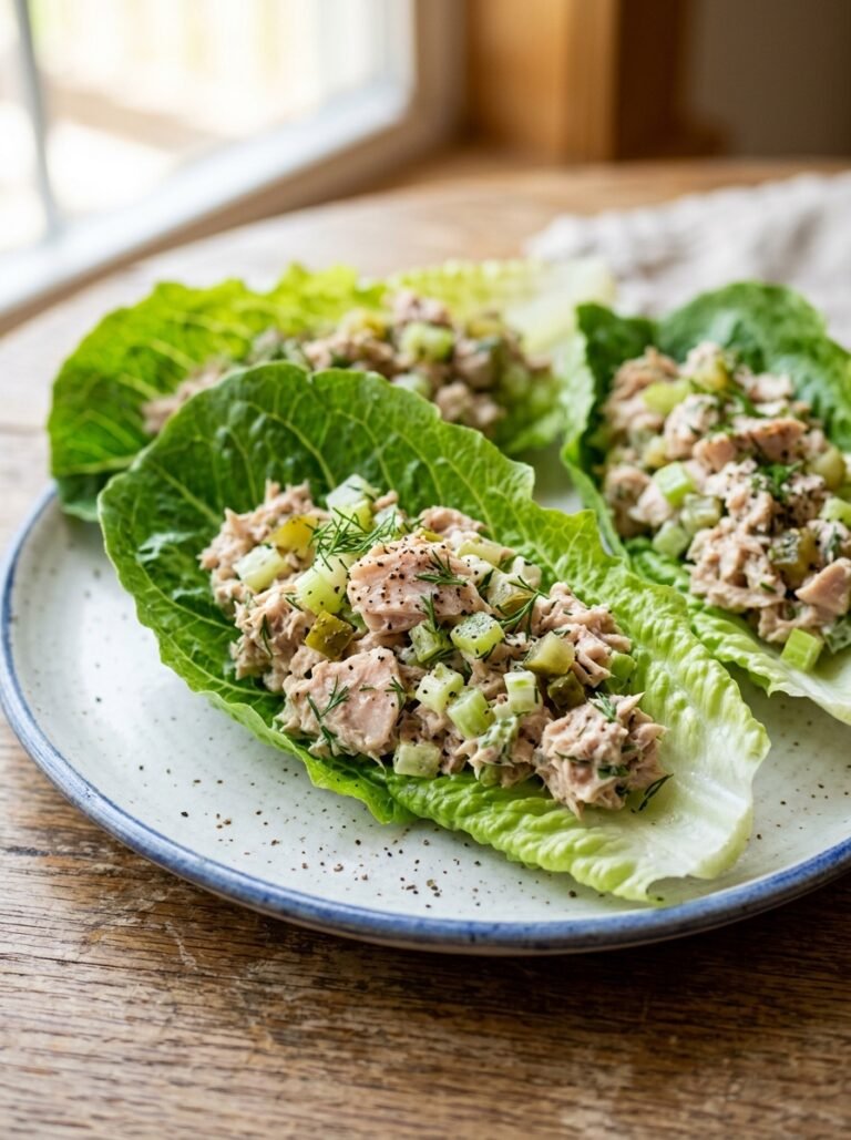 low carb tuna pickle lettuce cups recipe 17 Tuna pickle lettuce cups 202606041511