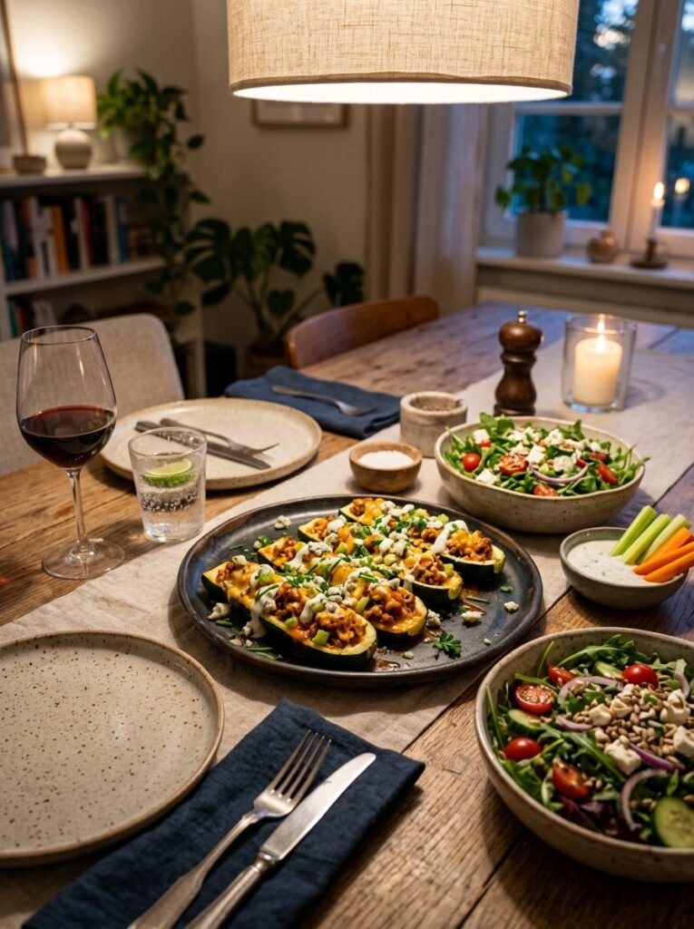 Turkey buffalo zucchini boats 202606091432 1