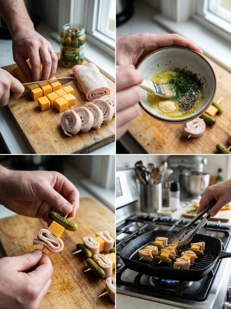 Low Carb Turkey Cheddar Pickle Skewers 14 Turkey cheddar pickle skewers co… 202606061807