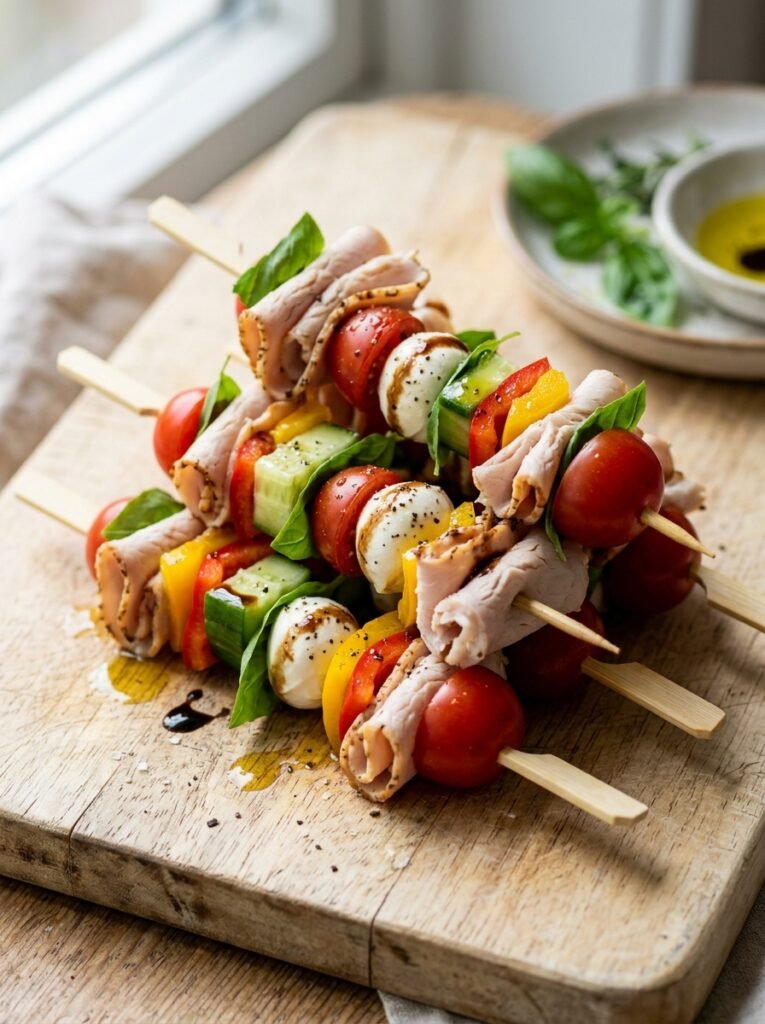 Low Carb Turkey Mozzarella Lunch Skewers 1 Turkey mozzarella lunch skewers 202605171447