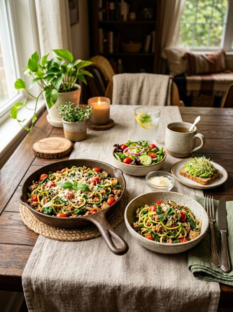 Low Carb Turkey Zucchini Noodle Lunch Skillet 15 Turkey zucchini noodle lunch ski… 202606081605 1