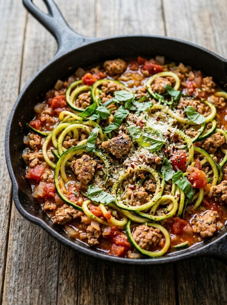 Low Carb Turkey Zucchini Noodle Lunch Skillet 17 Turkey zucchini noodle skillet 202606081605