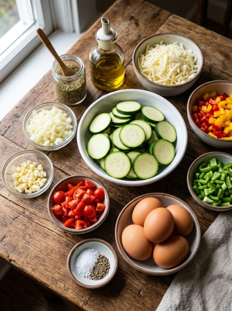 Low Carb Zucchini Breakfast Pizza Bites: Crispy Morning Bites 13 Zucchini breakfast pizza ingredi… 202605290558