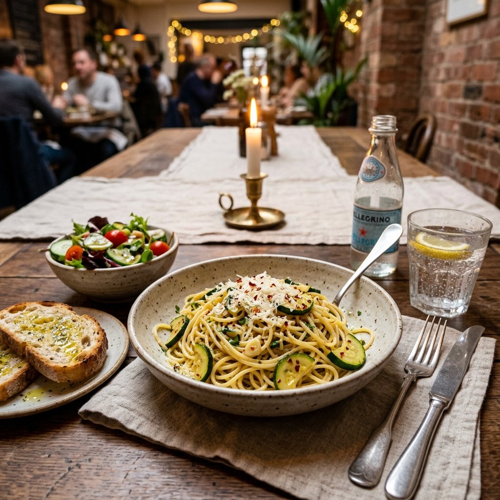Spaghetti Aglio Olio With Zucchini Recipe